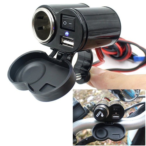 Presa accendisigari usb moto - accendisigari,